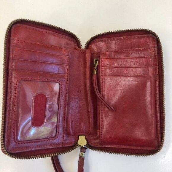 Elliott Lucca Red Leather Wallet - Picture 4 of 8